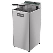 Fritadeira Elétrica Inox Pedestal Óleo Metalcubas 15L FOE 15 P