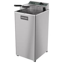 Fritadeira Elétrica Inox Pedestal Óleo Metalcubas 15L Foe 15