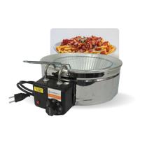 Fritadeira Elétrica Inox Tacho Fritura Óleo 5l Com Termostato Profissional Redondo Fritadeira Elétrica Inox Tacho Fritura Óleo 5l Com Termostato Profissional Redondo