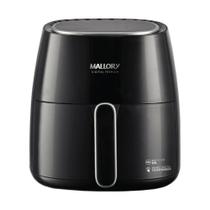 Fritadeira Elétrica Mallory 5,5 Litros Digital Premium Preto e Prata - 127V