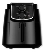 Fritadeira Elétrica Midea Air Fryer Gourmetfry FRB45P 4L 1500W Timer - Preto - 110 Volts