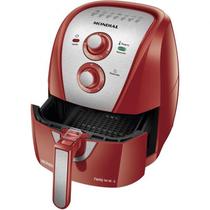 Fritadeira Elétrica Mondial Air Fryer Family Inox Vermelho Afn 40 Ri Com 1500W 4