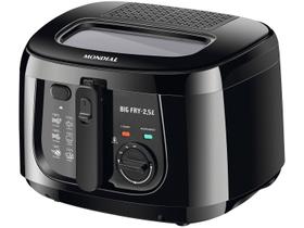 Fritadeira Elétrica Mondial Big Fry 2,5l Ft-07 127v preto