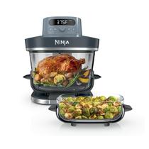 Fritadeira Elétrica Ninja Crispi Pro de Vidro 6 em 1 6L & 2,5L 232C
