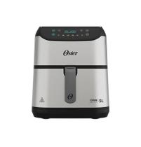 Fritadeira Elétrica Oster Digital 5L, Grelha Easy Clean, Painel Touch - OFRT930, Prata/Preto 220V