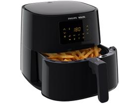 Fritadeira Elétrica Philips Walita Digital Essential XL 6,2L Preta 220V RI9270/90 Fritadeira Elétrica Philips Walita Digital Essential XL 6,2L Preta 220V RI9270/90