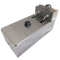 Fritadeira Elétrica Profissional 1 Cuba 3 Litros 220v Com Tampa 220v e Cesto De Frituras - Fast Maquinas Fritadeira Elétrica Profissional 1 Cuba 3 Litros 220v Com Tampa 220v e Cesto De Frituras - Fast Maquinas