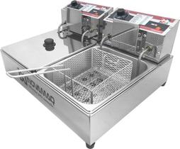Fritadeira Elétrica Profissional 2 Cubas - FM-10L - 220V - Inovamaq