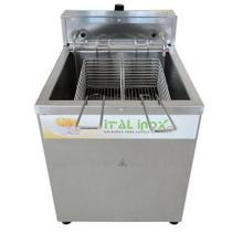 Fritadeira Elétrica Profissional Água E Óleo 18 Litros 5000w Ital Inox