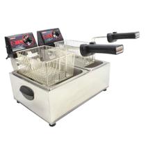 Fritadeira Elétrica Profissional Frita Fácil 2 Cubas de 3 e 5 litros Cotherm Fritadeira Elétrica Profissional Frita Fácil 2 Cubas de 3 e 5 litros Cotherm