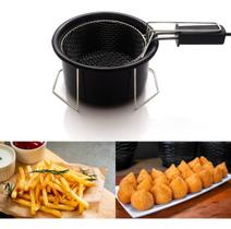 Fritadeira Elétrica Redonda 1,5 L Tacho Esmaltado 1200w