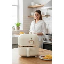 Fritadeira Elétrica S/ Óleo 1.4L 900W Off-white/Rose Gold