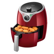 Fritadeira elétrica sem óleo Air Fryer 3,5L 1240 Watts vermelha - Flash Fryer (110V) Fritadeira elétrica sem óleo Air Fryer 3,5L 1240 Watts vermelha - Flash Fryer (110V)