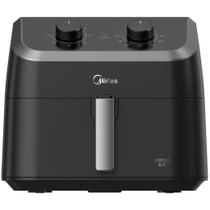 Fritadeira Elétrica Sem Óleo Air Fryer 8,5L Midea Widemax Cyclone Preto 220V Fritadeira Elétrica Sem Óleo Air Fryer 8,5L Midea Widemax Cyclone Preto 220V