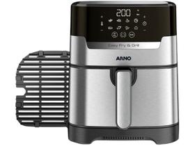 Fritadeira Elétrica sem Óleo/Air Fryer Arno Airfry & Grill Expert com Timer Inox 4,2L