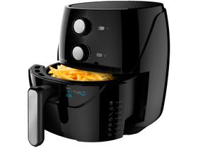 Fritadeira Elétrica sem Óleo/Air Fryer Cadence - FRT555 Super Light Fryer+ Preta 3,8L com Timer