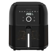 Fritadeira Elétrica Sem Óleo Air Fryer Colormaq 8L 1700w Digital Glass All Black