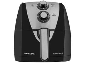 Fritadeira Elétrica sem Óleo/Air Fryer Mondial Family AFN-40-BI Preto 4L com Timer