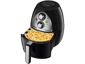 Fritadeira Elétrica sem Óleo/Air Fryer Mondial - Family Inox I 4L com Timer