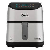 Fritadeira Elétrica Sem Óleo Air Fryer OFRT930 Inox e Preto 5L Oster