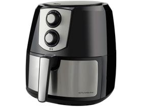 Fritadeira Elétrica sem Óleo/Air Fryer Philco - Fry Jumbo Inox Preto 5,5L com Timer