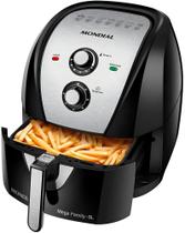 Fritadeira Eletrica Sem Oleo Mondial Air Fryer Inox 8L Litros AFN-80-Bi - 110V/60HZ
