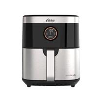 Fritadeira Elétrica Sem Óleo Oster 2 Em 1 Black Inox, 1500W, 4,8L - 220v Fritadeira Elétrica Sem Óleo Oster 2 Em 1 Black Inox, 1500W, 4,8L - 220v