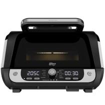 Fritadeira Elétrica Wap Air Fryer Barbecue Digital, 10 Litros, Fácil Limpeza, Gray Stone, 220V, Preto