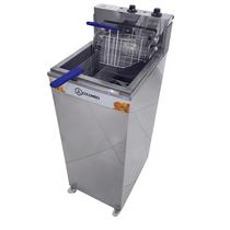 Fritadeira Elétrica Zona Fria JL Colombo 15 Litros 8000W Industrial com Gabinete em Aço Inox 220V Fritadeira Elétrica Zona Fria JL Colombo 15 Litros 8000W Industrial com Gabinete em Aço Inox 220V