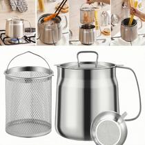 Fritadeira GADO 304 em aço inoxidável 1,5 L com cesto Fritadeira GADO 304 em aço inoxidável 1,5 L com cesto