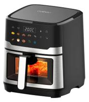 Fritadeira Grande 6,5L Air Fryer Digital Sem Óleo Elétrica 127 Volts