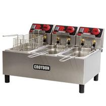 Fritadeira Industrial 3 cestos de 3L Croydon Model FC3A 127v