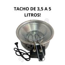 Fritadeira Industrial Elétrica tacho 3,5 litros profissional em inox - Souzza Shop