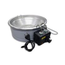 Fritadeira Industrial Elétrica Tacho Profissional 5L Batata Pastel Óleo Fritadeira Industrial Elétrica Tacho Profissional 5L Batata Pastel Óleo