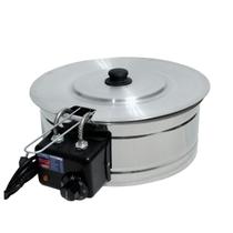 Fritadeira Industrial Elétrica Tacho Redondo Inox 5 Litros Com Tampa Fritadeira Industrial Elétrica Tacho Redondo Inox 5 Litros Com Tampa