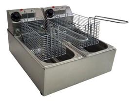 Fritadeira Industrial Gg Inox 6 L Aço Inoxidável 2 Cubas