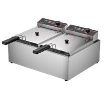 Fritadeira industrial Metalcubas FRCE10 10L inox 127v Fritadeira industrial Metalcubas FRCE10 10L inox 127v
