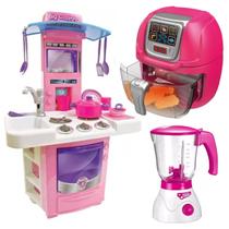 Fritadeira Infantil Com Timer + Big Cozinha e Liquidificador