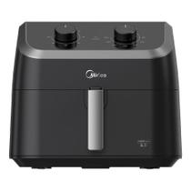 Fritadeira Midea Air Fryer com 8,5L, Cesto Antiaderente Blackstone, 1900W e Sensor de Desligamento Automático