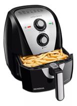 Fritadeira Mondial Sem Óleo Air Fryer Af-55i 5,5l Preto e Inox 127V