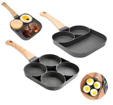 Fritadeira Panqueca Ovo Bacon hambúrguer frigideira Antiaderente Fritadeira Panqueca Ovo Bacon hambúrguer frigideira Antiaderente