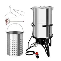 Fritadeira para Peru ROVSUN 50QT em Aço Inoxidável, 54.000 BTU