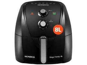Fritadeira Sem Óleo Air Fryer 8L Mondial Preto - AFN-80-FB