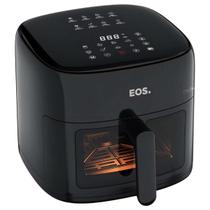 Fritadeira Sem Óleo Air Fryer Eos Chef Gourmet 6.2 L Compacta Painel Digital Touch Com Iluminação Interna bandeja 220V