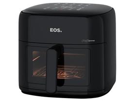 Fritadeira Sem Óleo Air Fryer EOS Chef Gourmet 6.2 Litros Compacta Digital Preto EAF60P 110V Fritadeira Sem Óleo Air Fryer EOS Chef Gourmet 6.2 Litros Compacta Digital Preto EAF60P 110V