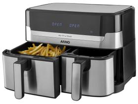 Fritadeira sem Óleo Airfryer Arno Dual 8,3L Inox Digital 1800W AFD2 Fritadeira sem Óleo Airfryer Arno Dual 8,3L Inox Digital 1800W AFD2