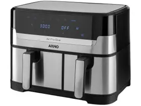 Fritadeira sem Óleo Airfryer Arno Dual 8,3L Inox Digital 1800W AFD2