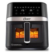 Fritadeira Sem Óleo CKSTAF60WDDF 6 Litros Diamond Tech Visor Transparente Oster