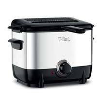 Fritadeira T-Fal Mini em Aço Inoxidável 1L 900W Preta Fritadeira T-Fal Mini em Aço Inoxidável 1L 900W Preta