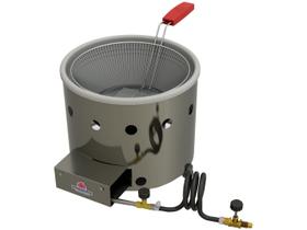 Fritadeira Tacho 3 Litros a Gás Aço Inox Frituras Salgados Fritadeira Tacho 3 Litros a Gás Aço Inox Frituras Salgados